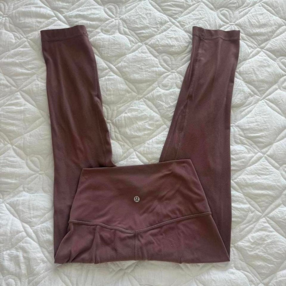 brown lululemon align leggings